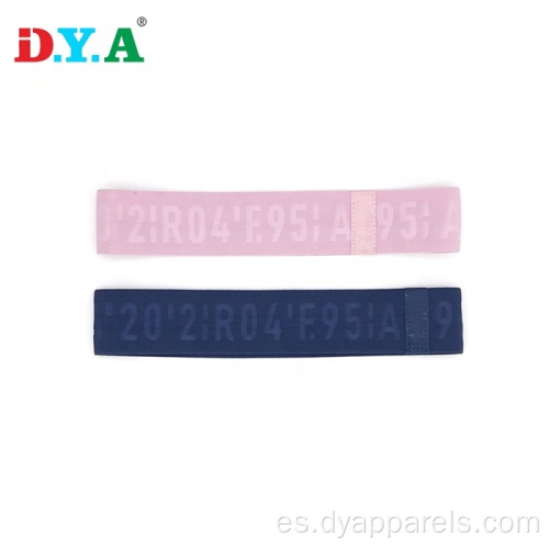 Marcas personalizadas en relieve de las diademas unisex de humedad en relieve